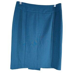 New York & Co Size 4 Cobalt Blue Stretch Pencil Skirt